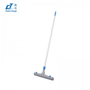 施達 耐磨防油戶外靈動型調向推水刮配灰色膠條 藍色 45cm